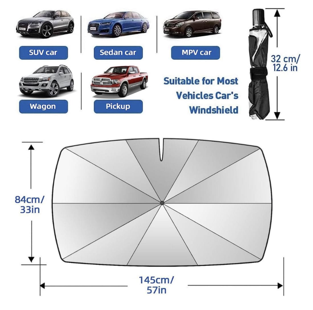 SunBlock Pro – Parasol Plegable para auto