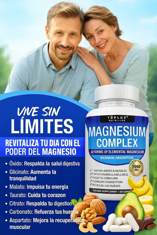 2X1! NeuroVital Magnesium Complex 1000Mg – Energía y descanso profundo cada día