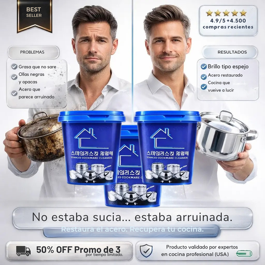 Pack x3 limpia Ollas