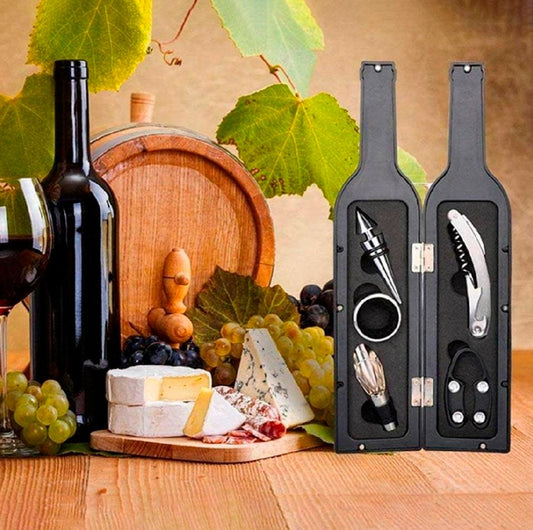 KIT BOTELLA 5 PIEZAS PARA LICORES