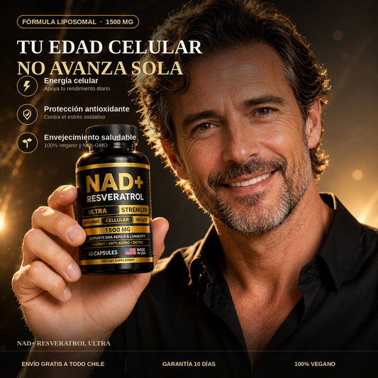 NAD + RESVERATROL 60 Caps